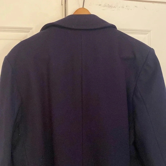 Christian Dior black monsieur sport overcoat size  44R button down vintage - Picture 5 of 8